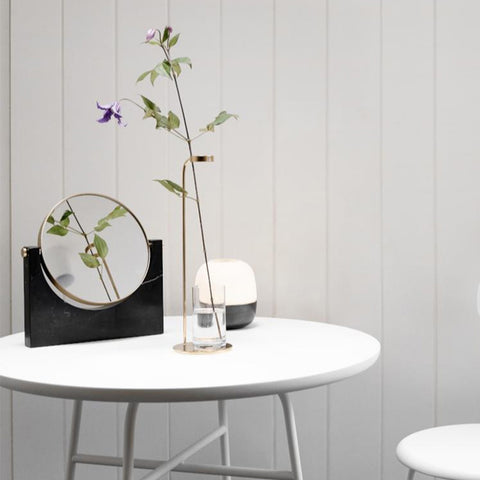 Nordic Marble Brass Mirror